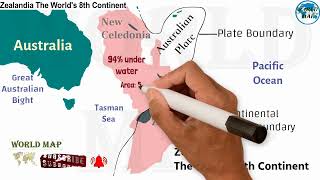 Zealandia 8th continent that is underwater in the pacific ocean Is Zealandia a confirmed continent [upl. by Notsirk144]