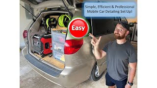 Mobile Detailing Setup  Van Simple [upl. by Hibbitts]