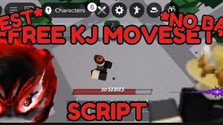 NO BAN💪🔴 Roblox tsb script  FREE KJ MOVESET Custom SFX VFX Animation [upl. by Gilbye141]