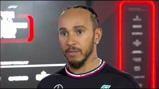 Lewis Hamilton POST Baku Qualifying RACE interview [upl. by Filberto]