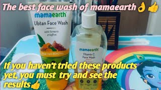 mamaearth best face wash amp you must try nd see the results 👍👌 [upl. by Ahsimek]