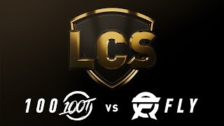 100 vs FLY  Week 4 Day 1  LCS Spring Split  100 Thieves vs FlyQuest 2019 [upl. by Lianna]