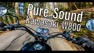 Test Ride  Kawasaki W800 sound amp first impression  RAW OnBoard [upl. by Lipfert]