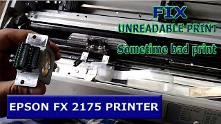 Epson fx 2175 printer service [upl. by Eatnod996]