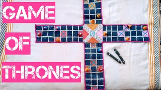 DIY OF PACHISI  CHAUPAR INDOOR GAMES HOW TO MAKE CHAUPAD AT HOME  HOW TO PLAY PACHISI GAME [upl. by Liba903]