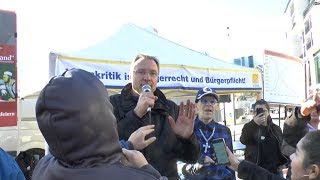 Beleidigungen und Attacken gegen Michael Stürzenberger [upl. by Ddart]