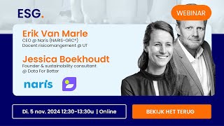 NARIS Webinar ESG – Prioriteren op basis van risicomanagement [upl. by Matta]