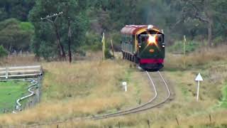 Part 2 Hotham Valley Railways Steam Ranger tour train Sunday Mothers Day Sunday 12 May 2024 [upl. by Sola378]