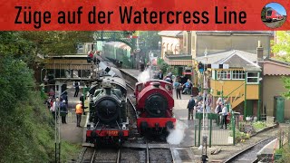 Züge auf der Watercress Line England Trains on the Watercress Line [upl. by Notnarb364]