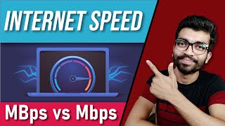 Internet Speed Explained  MBps vs Mbps  Bits vs Byte Hindi [upl. by Abbotsen]