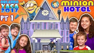 MINIONS HOTEL TOUR Coolest Room Ever Savage Dad  Universal Studios Resort FUNnel Summer FL [upl. by Arod765]