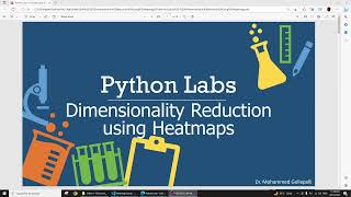 Dimensionality Reduction using Heatmap Correlation detection in Visual Studio Code [upl. by Narual523]