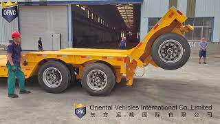 3 axles Collapsible Trailer [upl. by Htebazle835]