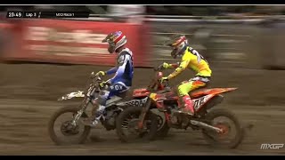 Everts vs L Coenen MX2 Race 1  2024 MXGP of Switzerland presented by iXS [upl. by Concoff]