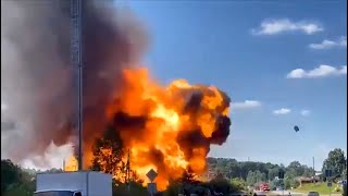 Extreme Gas Explosion Caught on Camera Compilation  Extreme Shockwave Compilation 1 [upl. by Ahsinit]