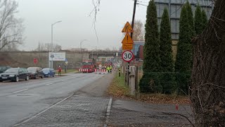 Katowice Zamknięty wiadukt nad ulicą Załęską [upl. by Begga]