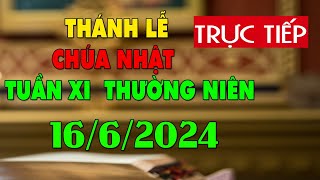 Thánh lễ trực tuyến hôm nay 400AM Chúa Nhật ngày 1662024  Trực tiếp Thánh lễ hôm nay  TLTT [upl. by Assenad]