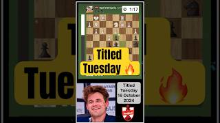 Magnus Carlsen at Late Titled Tuesday 💥💥 [upl. by Ikairik]