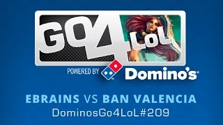 eBrains vs Ban Valencia  Octavos  DominosGo4LoL 209  Español [upl. by Eidnac]