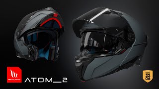 MT Helmets  Atom 2 SV  Modular helmet  2206 State of the Art [upl. by Urina]