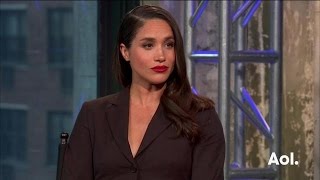 Meghan Markle On quotSuitsquot  AOL BUILD [upl. by Aletsirc]