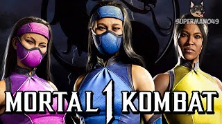 Mortal Kombat 1 NEW Klassic Skins For Kitana Mileena amp Tanya [upl. by Edahsalof]