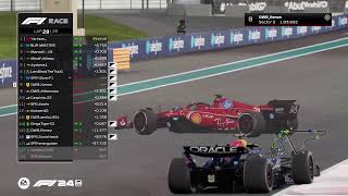 Speed Force Racing  S16  Div 2  Round 24  Abu Dhabi  Owen Mansell vs BurMeister [upl. by Ahsekyw]