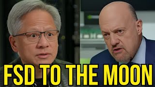 NVIDIA CEO Just SILENCED Cramer on Tesla [upl. by Cybill950]