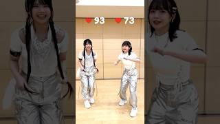 心拍数対決❣️北川愛乃 vs 坂本真凛 SKE48 33rd single 告白心拍数脈拍ダンス [upl. by O'Dell]