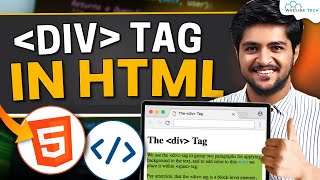 HTML DIV Tag Tutorial How to Use Position amp Style Div Elements Full Guide in Hindi  HTML amp CSS [upl. by Dallman365]