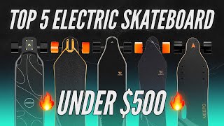 2023 Best Budget Electric Skateboard under 500  Affordable entrylevel top 5 [upl. by Marv]