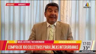 Miguel Acevedo Vicegobernador dialogó sobre la compra de 100 colectivos y la eliminación de acoples [upl. by Nahbois859]