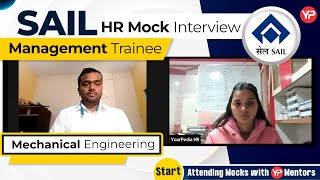 SAIL HR Mock Interview  Mechanical Engineering  Interview amp GD Preparation with YourPedia [upl. by Elman30]