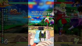 NEW DBFZ PATCH Z Broly combos are SICK shorts dbfz [upl. by Idaf]