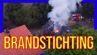 Brandstichting met brand  VOLUNTEERS DUTCH FIREFIGHTERS [upl. by Felise]