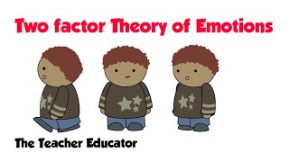 Two factor theory of EmotionsSchachterSinger Theory [upl. by Alexa]