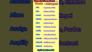 Antonyms Made Easy Boost Your Vocabulary with Gajanand  Antonyms  Antonyms Vocabulary  English [upl. by Denys95]