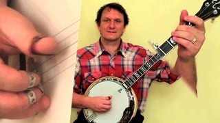 Cripple Creek High Part  Banjo Tutorial for Beginners [upl. by Aylward]