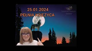 Pełnia Księżyca w Lwie 25012024 Wilcza PEŁNIA KSIĘŻYCA [upl. by Holub]