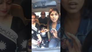 Rj devaki takes Harsh Chhaya Prachee Shah Pandya on a ride in Devaki ka CarOBar [upl. by Nnarual]