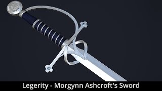 Skyrim mod spotlight 2016  Legerity  Morgynn Ashcrofts Sword [upl. by Froma]