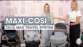 MaxiCosi Zelia Max Travel System Review  Snuggle Bugz Reviews  Strollers of 2022  Best Gear 2022 [upl. by Liew]