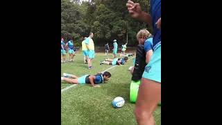 Limpieza de ruck entrenamiento de los pumas rugby scrum LosPumas ruck [upl. by Ahsieyn]