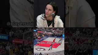 Caitlin Clark sounds off on Angel Reese and the WNBA after getting cut from Team USA shorts wnba [upl. by Omsare]