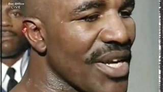 Evander Holyfield Interview after the fight Vs Mike Tyson [upl. by Ariaet694]