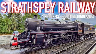 Is this the BEST Steam Train in Scotland Strathspey railway [upl. by Odranar]