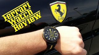 Scuderia Ferrari Watch  Quick Review 4K [upl. by Rufina231]