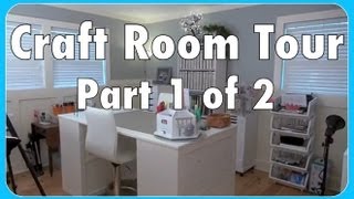 Craft Room Tour  Part 1 of 2 [upl. by Norrahc]