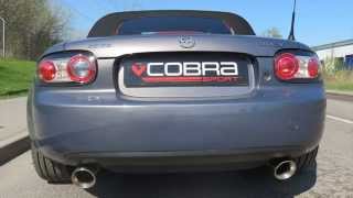 Mazda MX5 NC Race Type Performance Exhaust by Cobra Sport [upl. by Lyrrad]