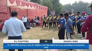 Live Cricket Match  SAGAR LIONS vs R L FIGHTERS  07Nov24 0829 AM 22 overs  KANPUR BOOKS DISTRI [upl. by Monson]